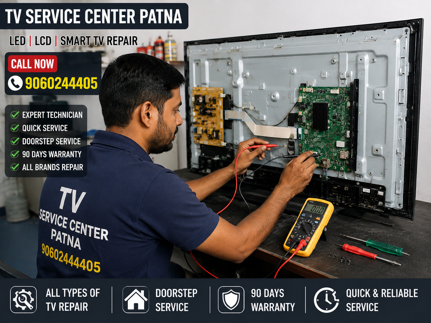 MI TV Repair Service in Patna -Tv service center patna